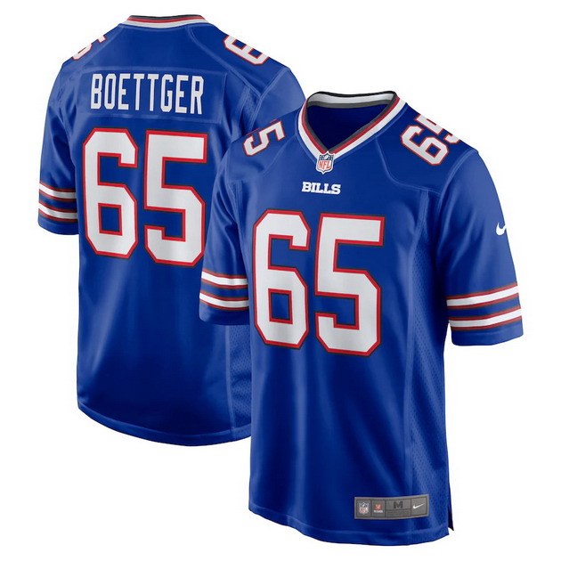 mens nike ike boettger royal buffalo bills game player jersey